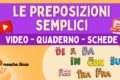 Le preposizioni semplici