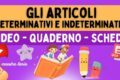 Gli articoli - classe terza