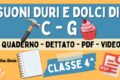 Suoni duri e dolci di C e G - classe 4^